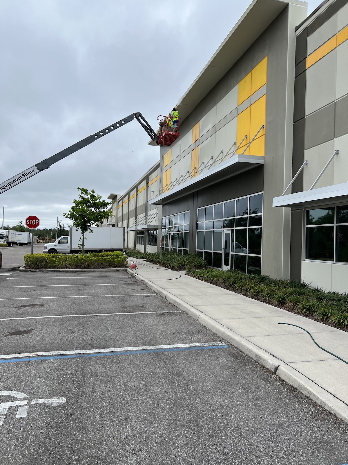 Commercial painting project